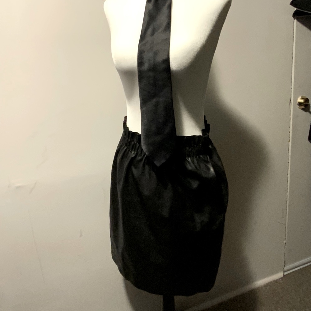Faux leather skirt
